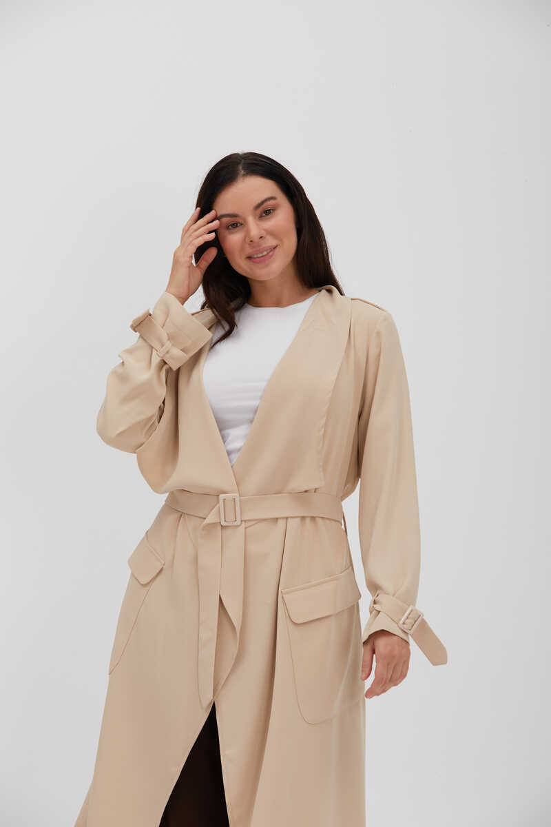 ADRİAN TRENCH BEJ - 6