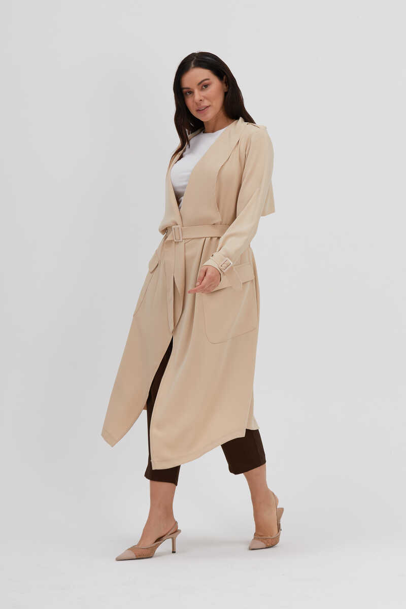 ADRİAN TRENCH BEJ - 5
