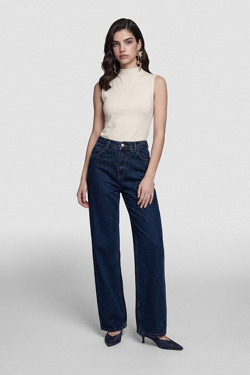 COMFY JEAN LACİVERT - 4