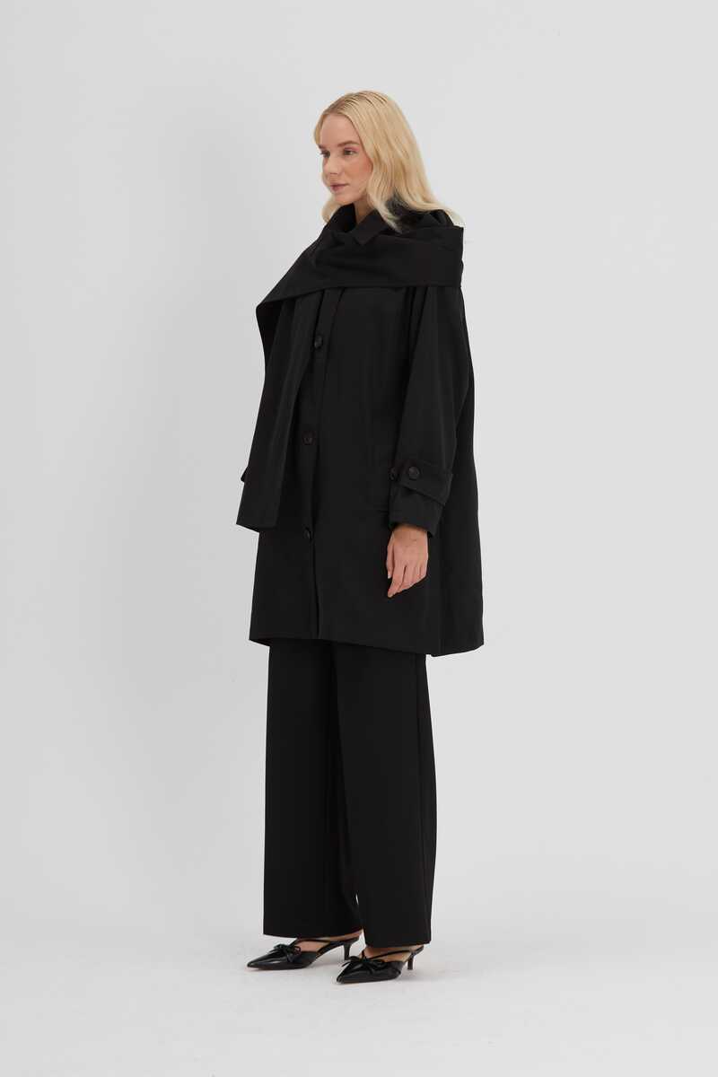MİLANO TRENCH SİYAH - MMB (1)