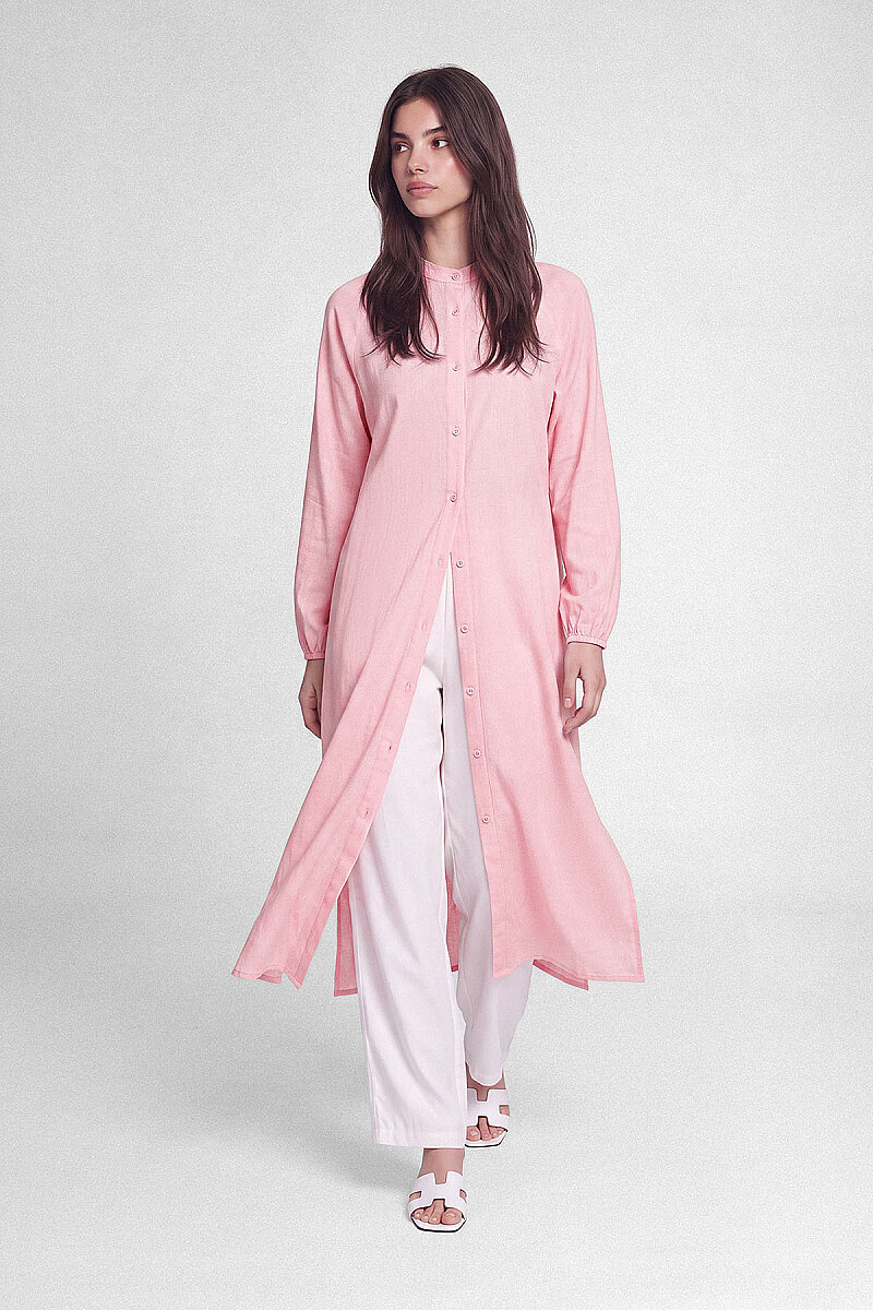 SAHRA TUNİK PEMBE - 2