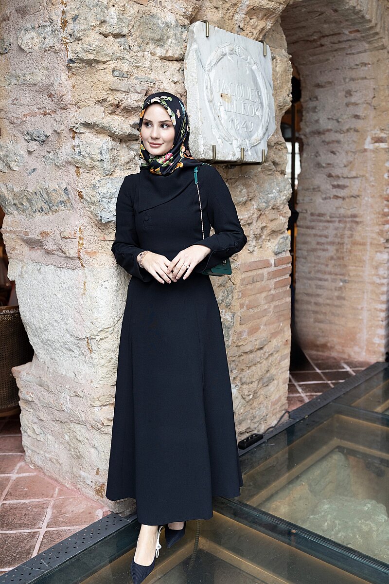 VERNA ELBİSE SİYAH - MMB (1)