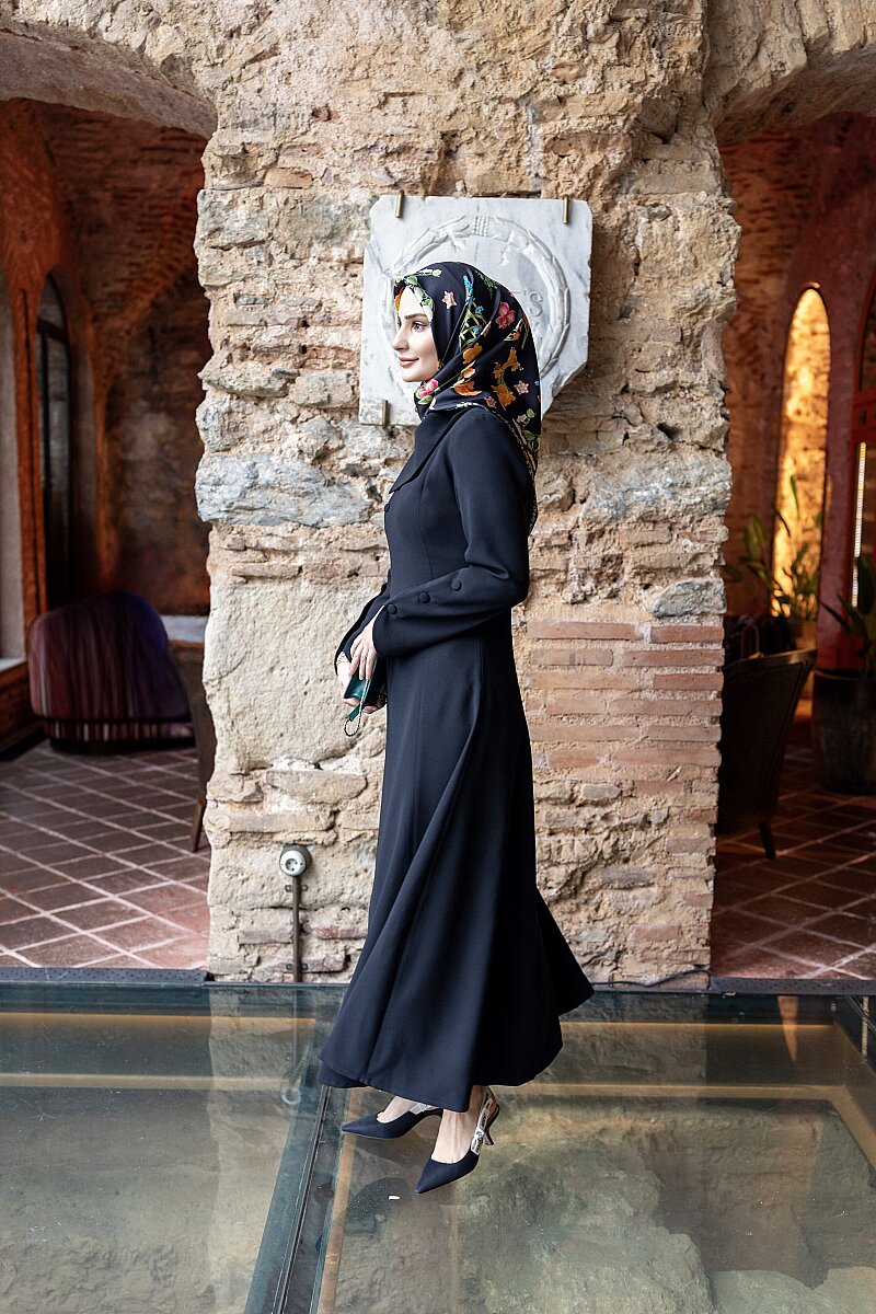 VERNA ELBİSE SİYAH - 3
